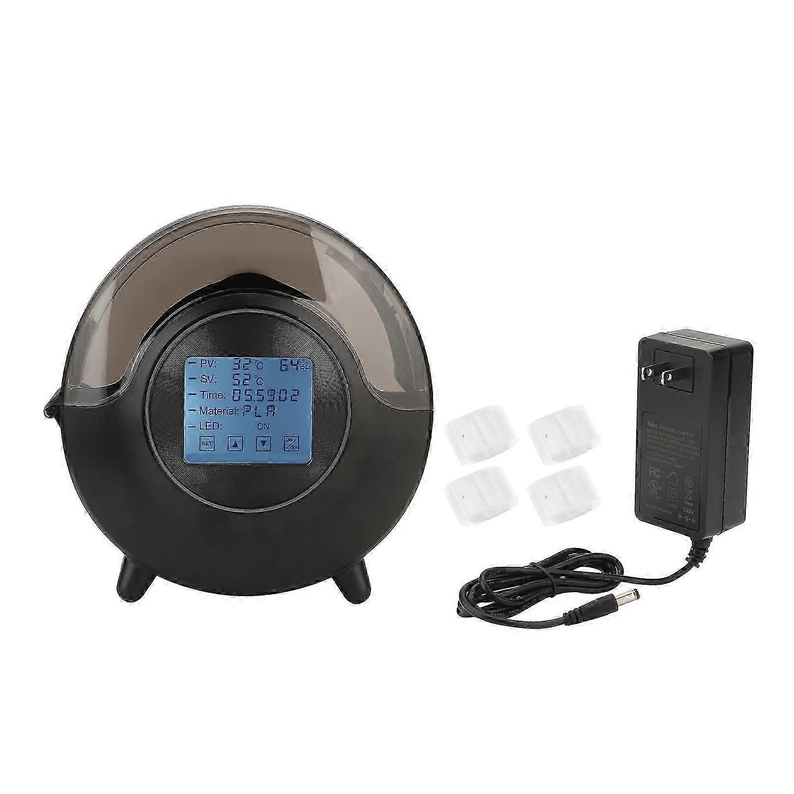 Exquisite 3D Printer Filament Dryer Box Touch Screen 360 Degree Heating Consumables Drying Box 100240V US Plug