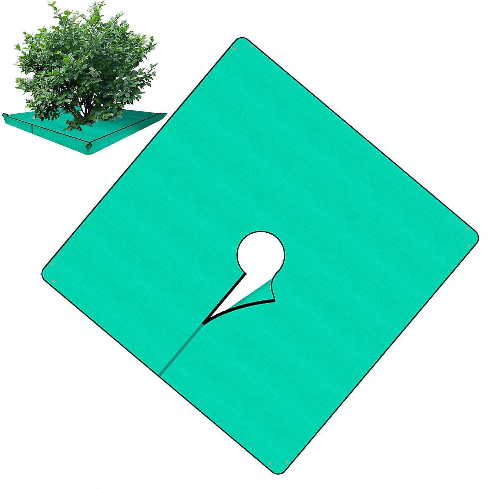 Waterproof tarpaulin for garden, tree pruning, cleaning with corner buckles