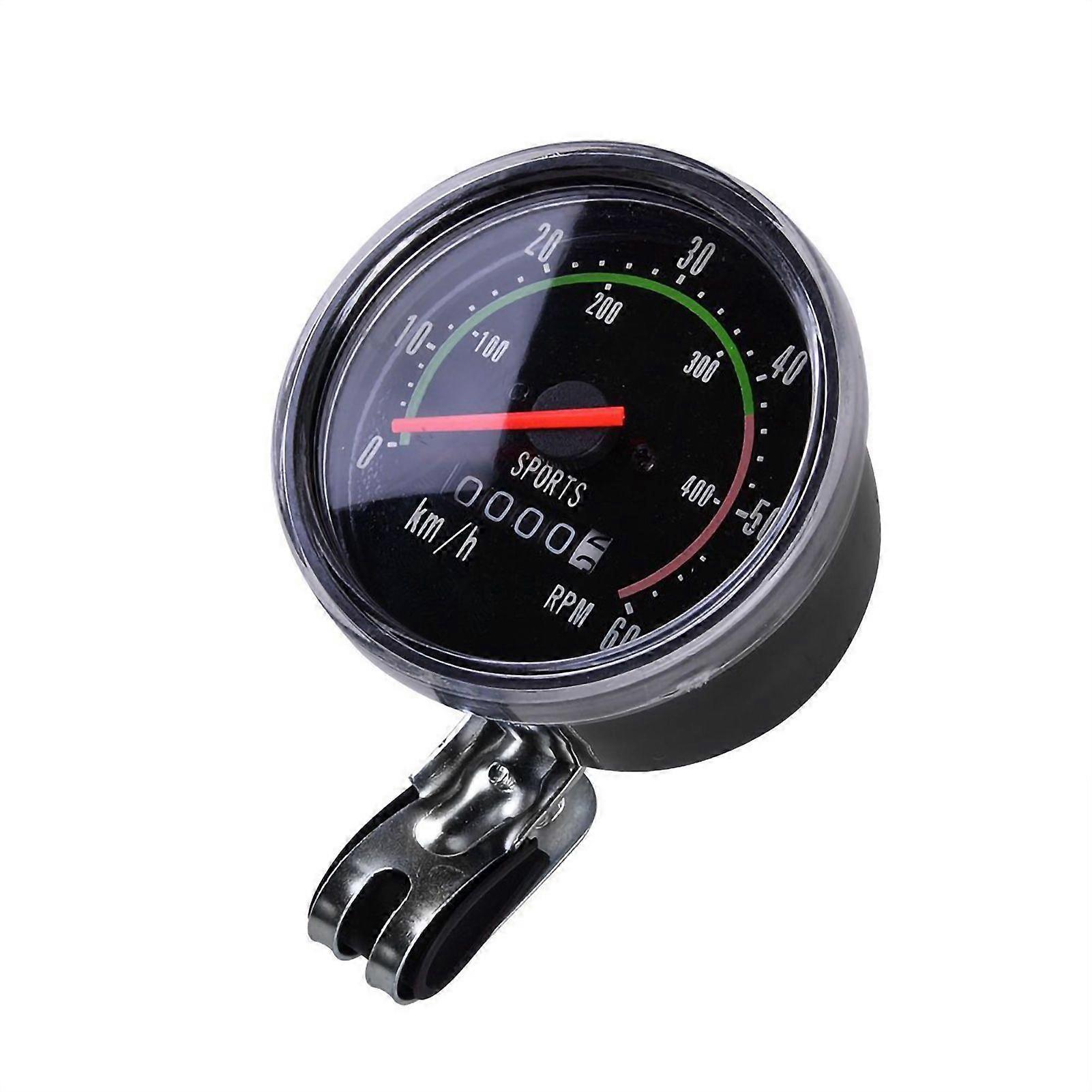 Bicycle Speedometer Bike Speed Meter Circular Universal Mechanical Accurate Measurement YMQX)