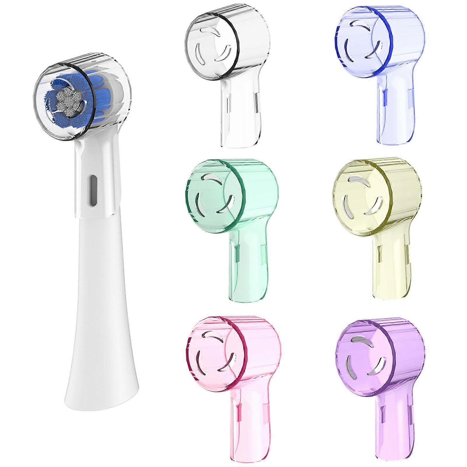 Pack of 6 Toothbrush Covers Compatible with Oral B Replacement Toothbrushes, Suitable for iOS Series, Dust Cover, for Travel and Home