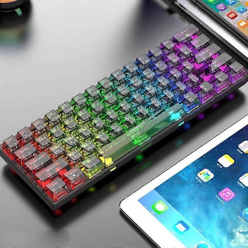 XUNFOX K30 Pro 2.4G + BT + Wired Mechanical Keyboard K30 Pro