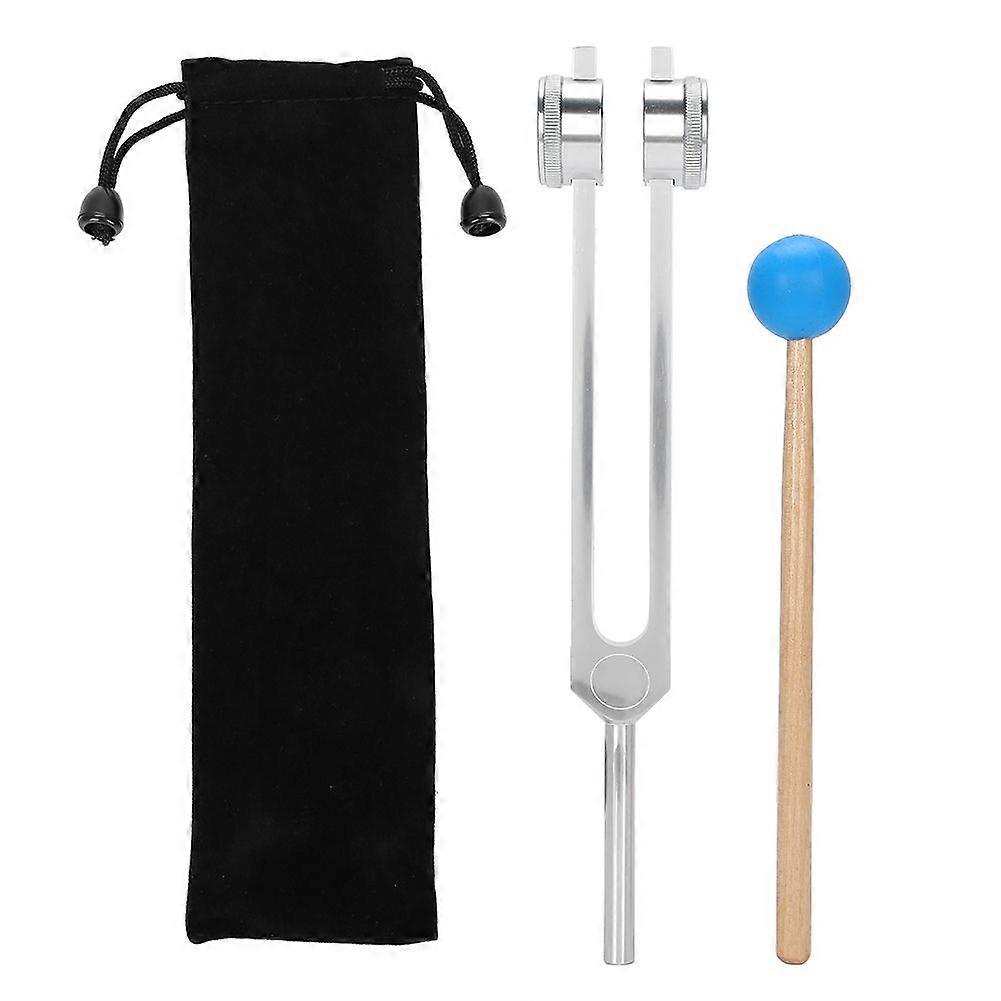Aluminum Alloy 126.22Hz Frequency Tuning Fork Yoga Meditation Tuning Energy Fork With HammerYMMR)
