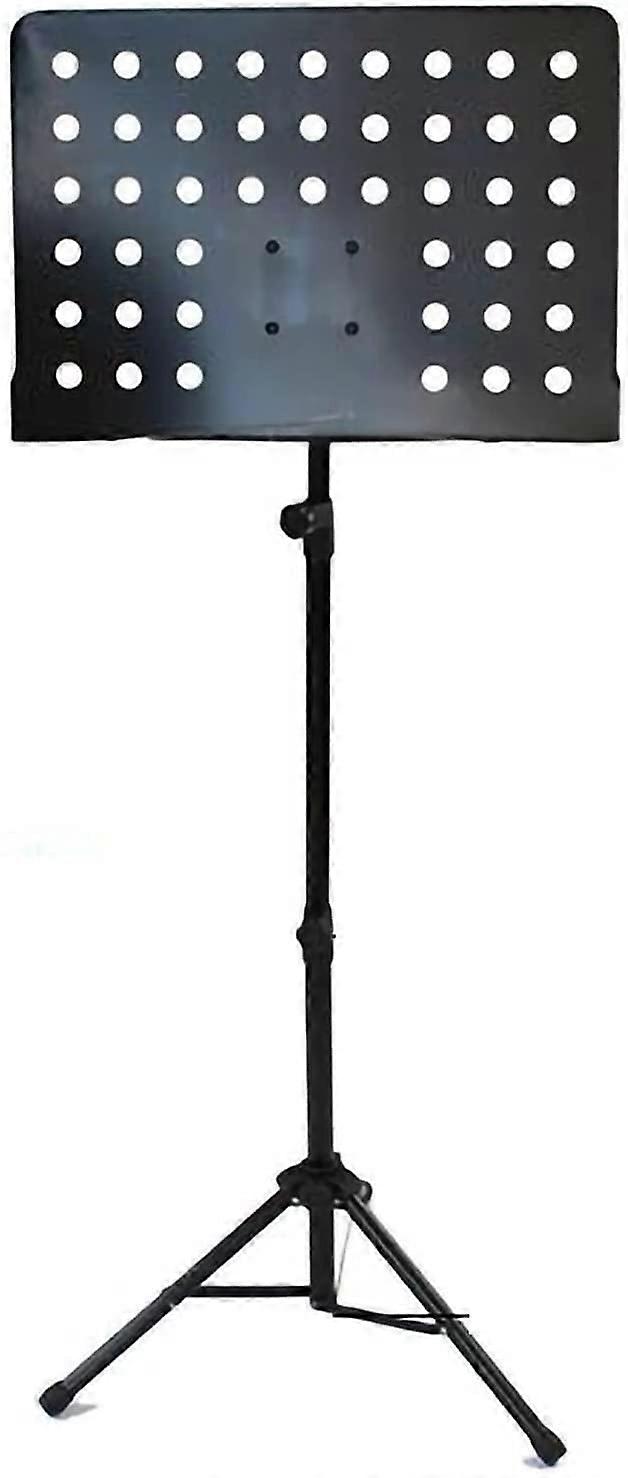 Music Stand Professional Portable, Height Adjustable, With Carrying Bag, Sheet Clip, Metal Tripod Stand, Black