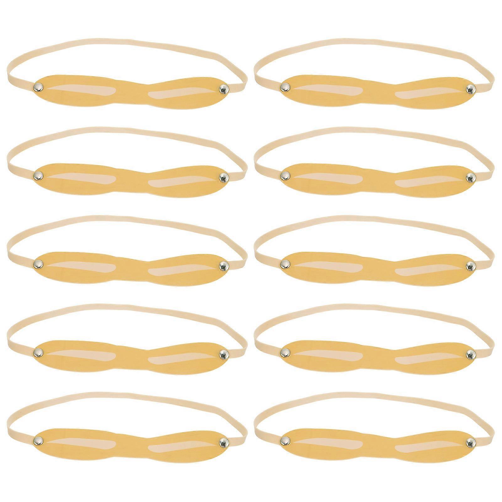 Practice Headband for Eyebrows Eyebrow Practice Skin Eyebrow Makeup Training Beginner Salon Artists Use Silicone 10Pcs