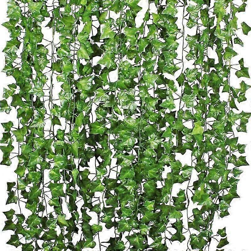 12pcs 2.1m Fake Ivy Leaves Fake Vines Artificial Hanging Plants