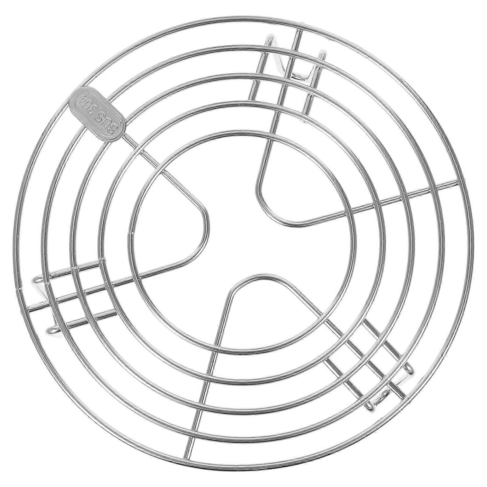 Stainless Steel Steamer Rack Stand, Multi Purpose Round Cooling Rack for Steaming, Baking, and Cooking, Easy to Clean Kitchen Tool