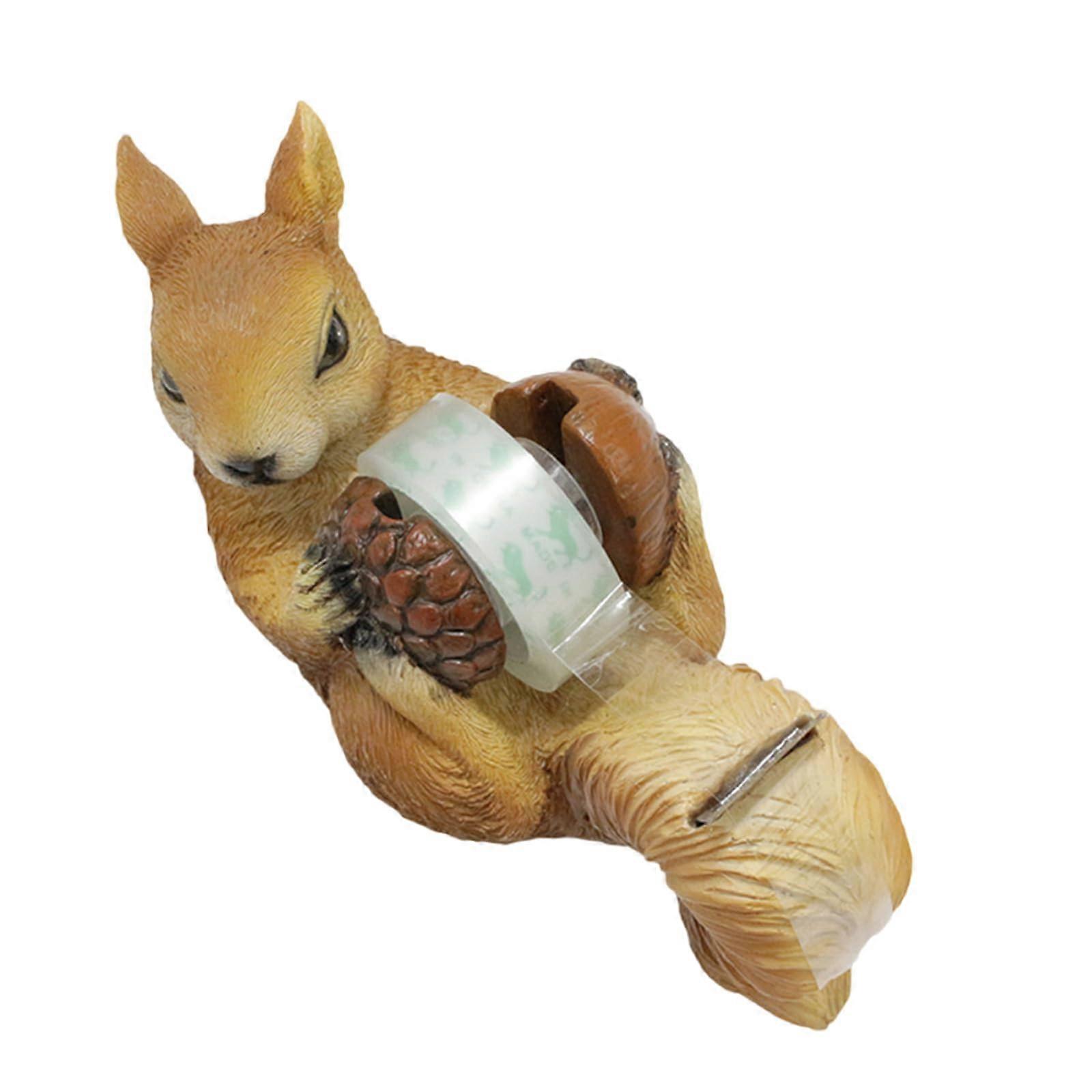 Squirrel Tape Dispenser Practical Tape Cutter Craft and Scrapbooking Tool Tape Cutting Base EasytoUse Desk Accessory