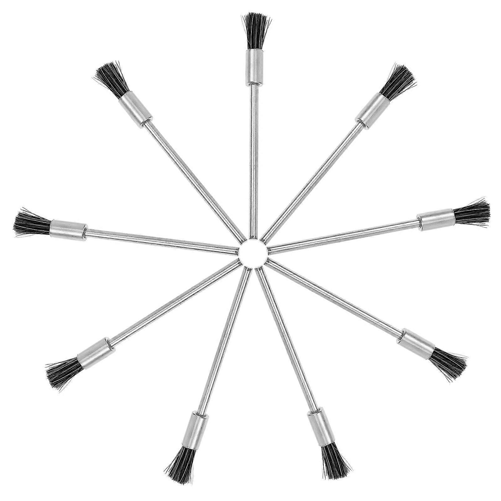 Wire Steel Brush Multi Purpose Round For Household Use 3 6 75mm Rust Removal 10Pcs