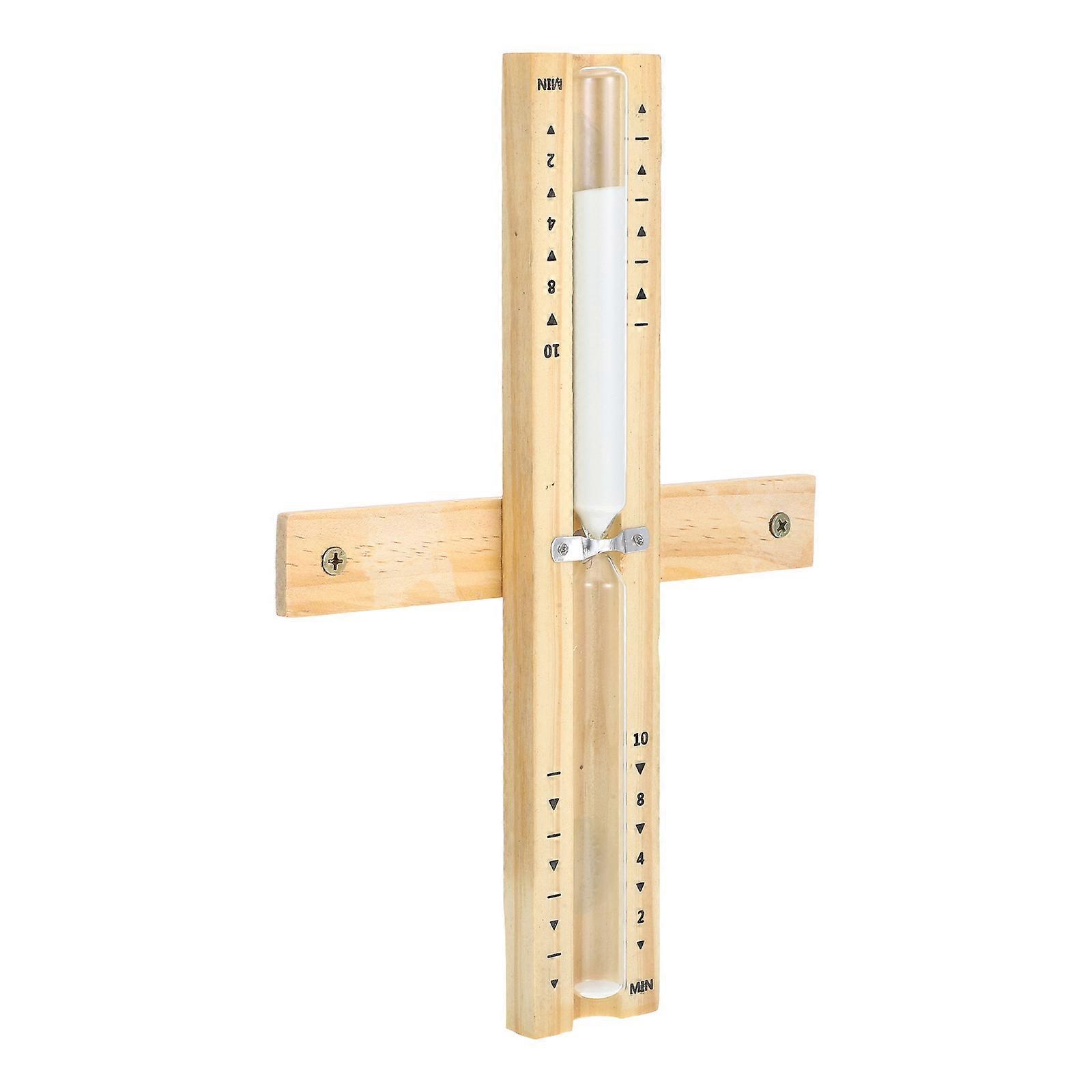 Wooden Hourglass Sauna Timer Reusable Sand Timer for Sauna Room Stylish Home Office Decor