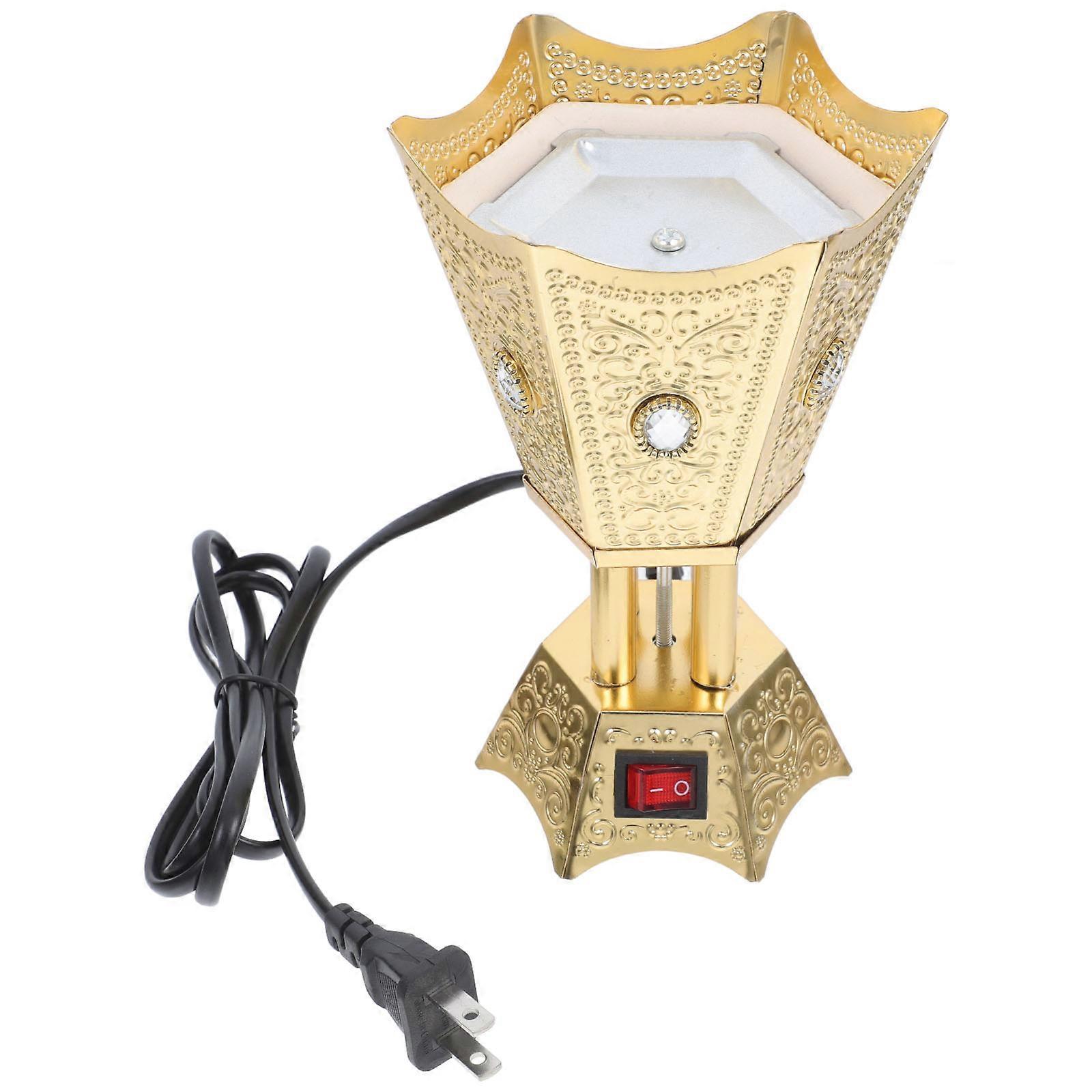 Incense Burner Electric Plug In Iron Material No Open Flame Classical Furnishing Adults Pet Owners 1Set