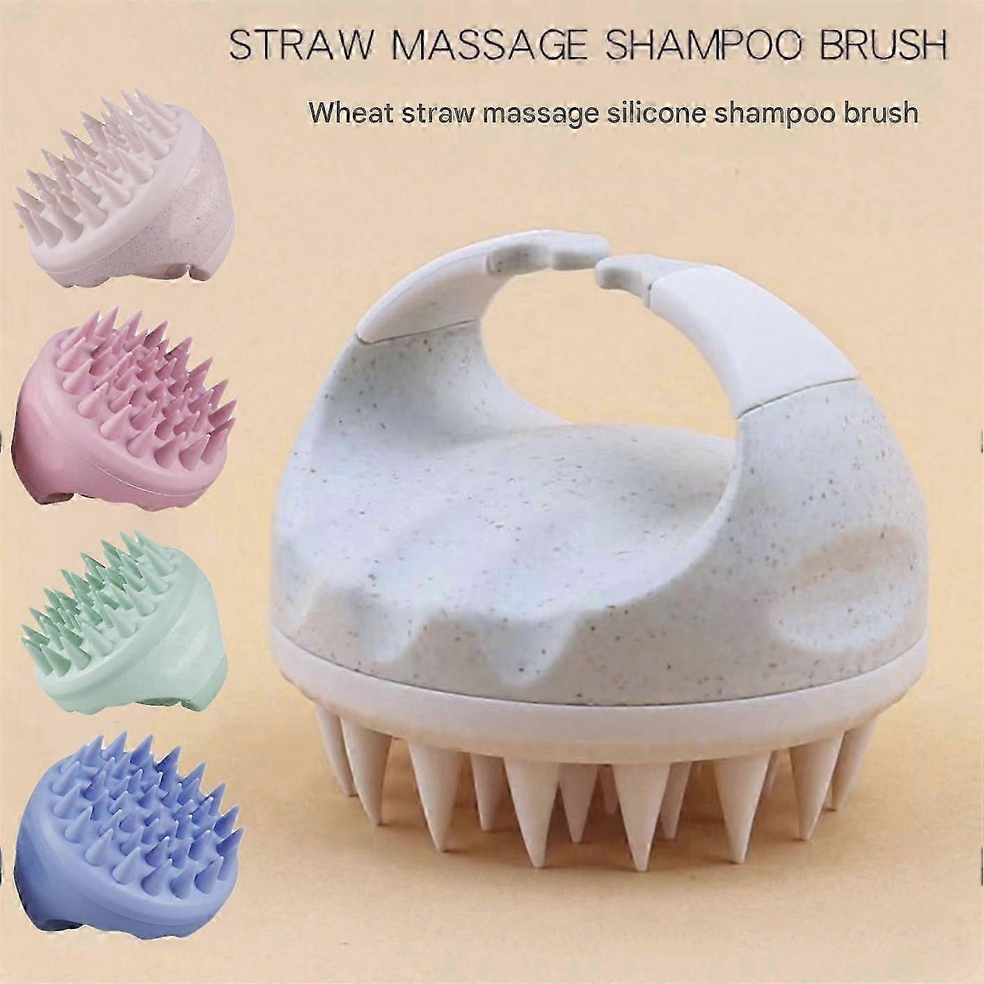 SDIGV Scalp Massager Shampoo Brush avec silicone doux pour l’élimination des pellicules et la croissance des cheveux