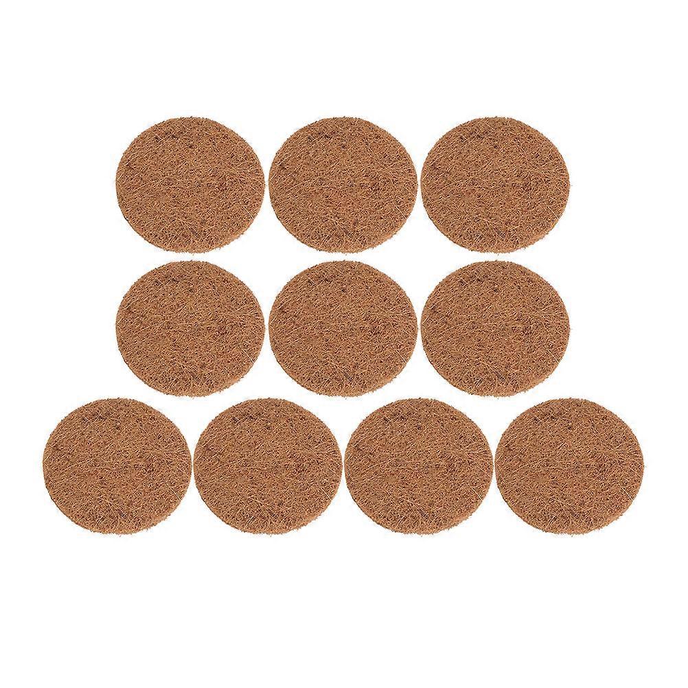 Coconut Fiber Pigeon Nest Mat for Pet Use Durable and Easy to Install Chocolate Color 10 Pieces