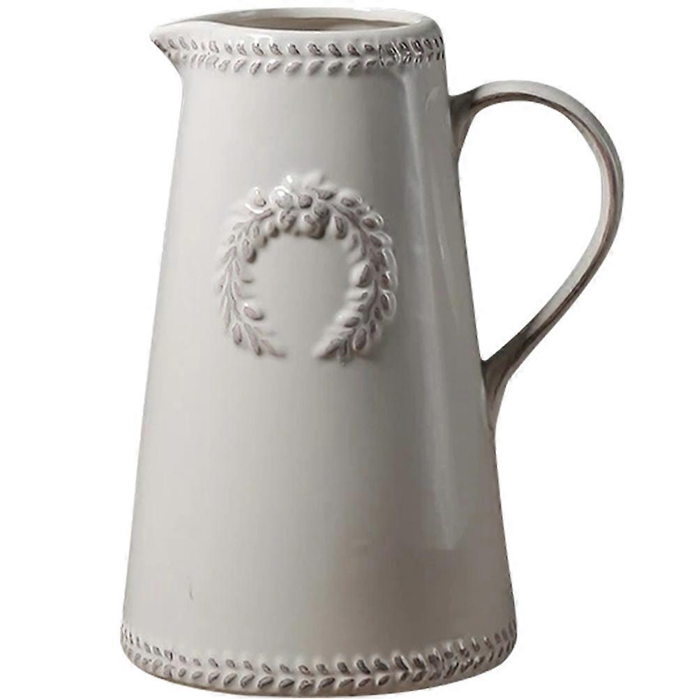 Creative Ceramic Flowerpot Vase for Storage Hydroponics Simple Style