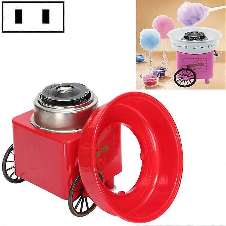 Retro Trolley Mini Cotton Candy Machine, Specification:National Standard 220 V(Pink)