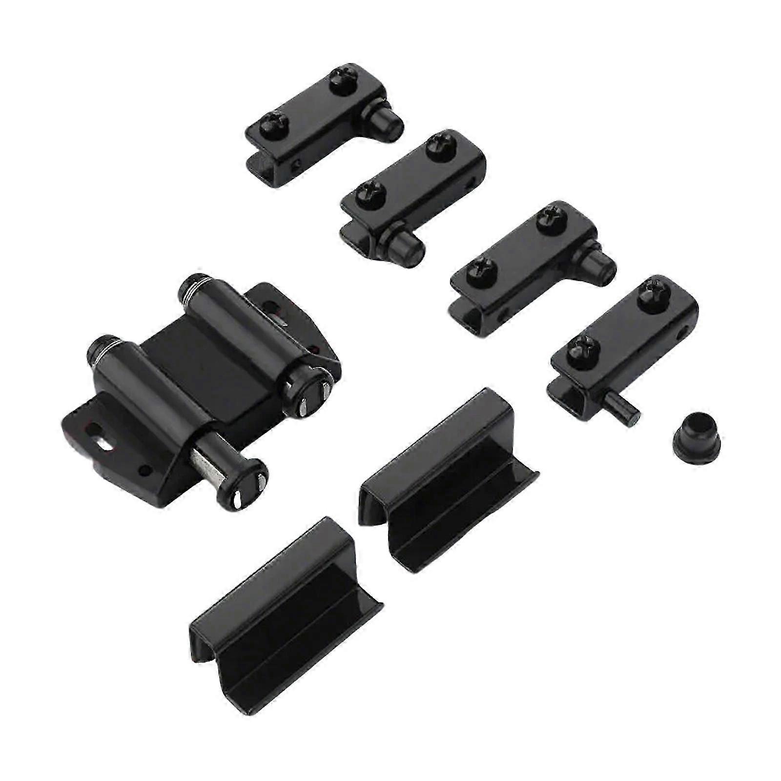 2025 Latest Model Double Head Magnetic Catches Glass Door Hinge Clamp Push To