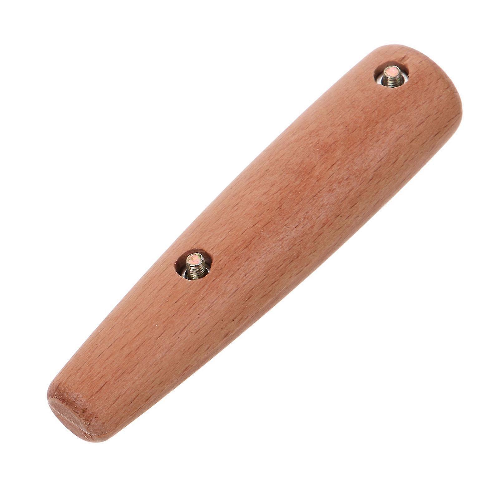 Wooden Spatula Handle Replacement with Heat Insulation for Kitchen Cooking and Baking Utensils