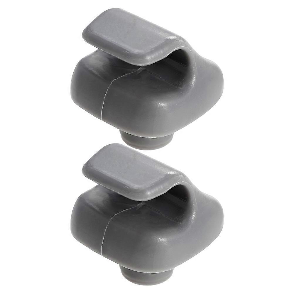 Light Grey Sun Visor Holder Clips Sunshade Extender Durable Buckles for Convenient Installation Compatible With Vehicles