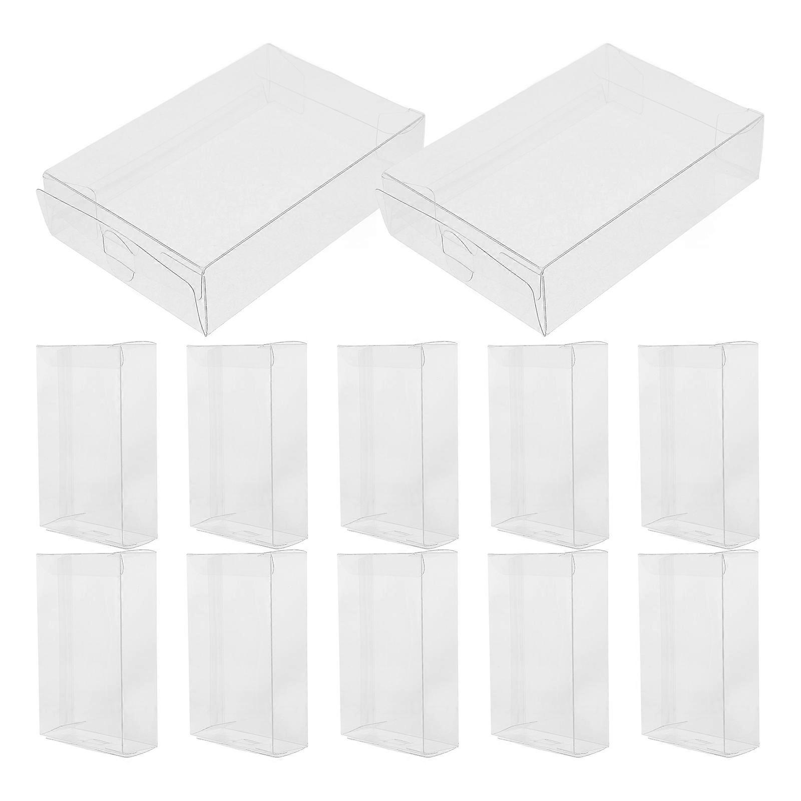 Clear Boxes Party Rectangular Treat Boxes For Baby Showers 12Pcs