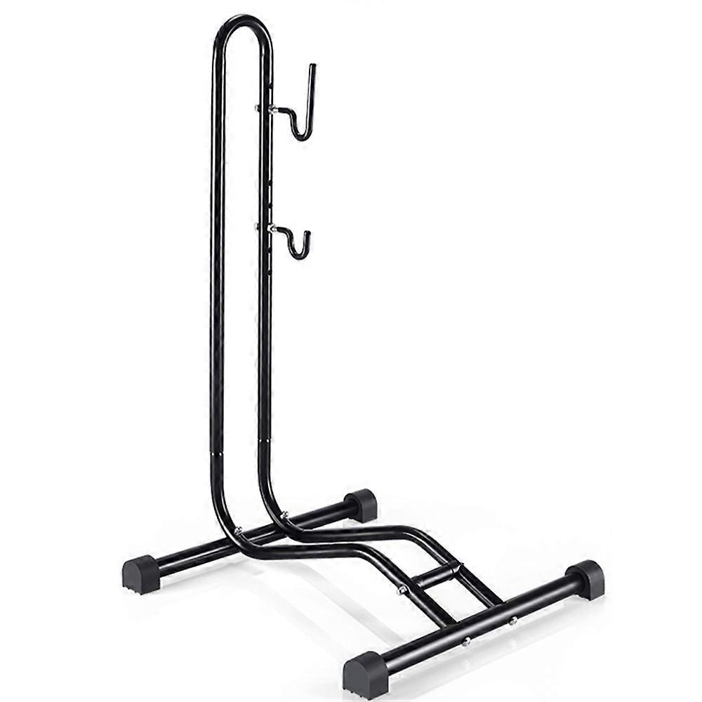 WEST BIKING YP0723017 2-In- 1 Bike Supported Hanger L-shaped Vertical Bicycles Parking Mount Holder Packing Rack