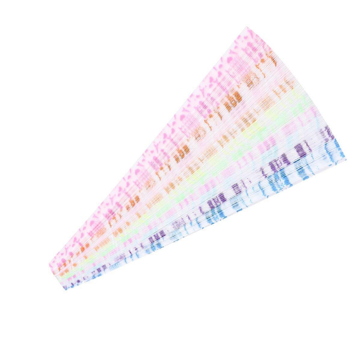 630 قطعة مضيئة نجمة قابلة للطي ورقة فريدة من نوعها خماسي اوريغامي ورقة DIY الحرف مثيرة للاهتمام DIY التبعي للفتيات الصغيرات