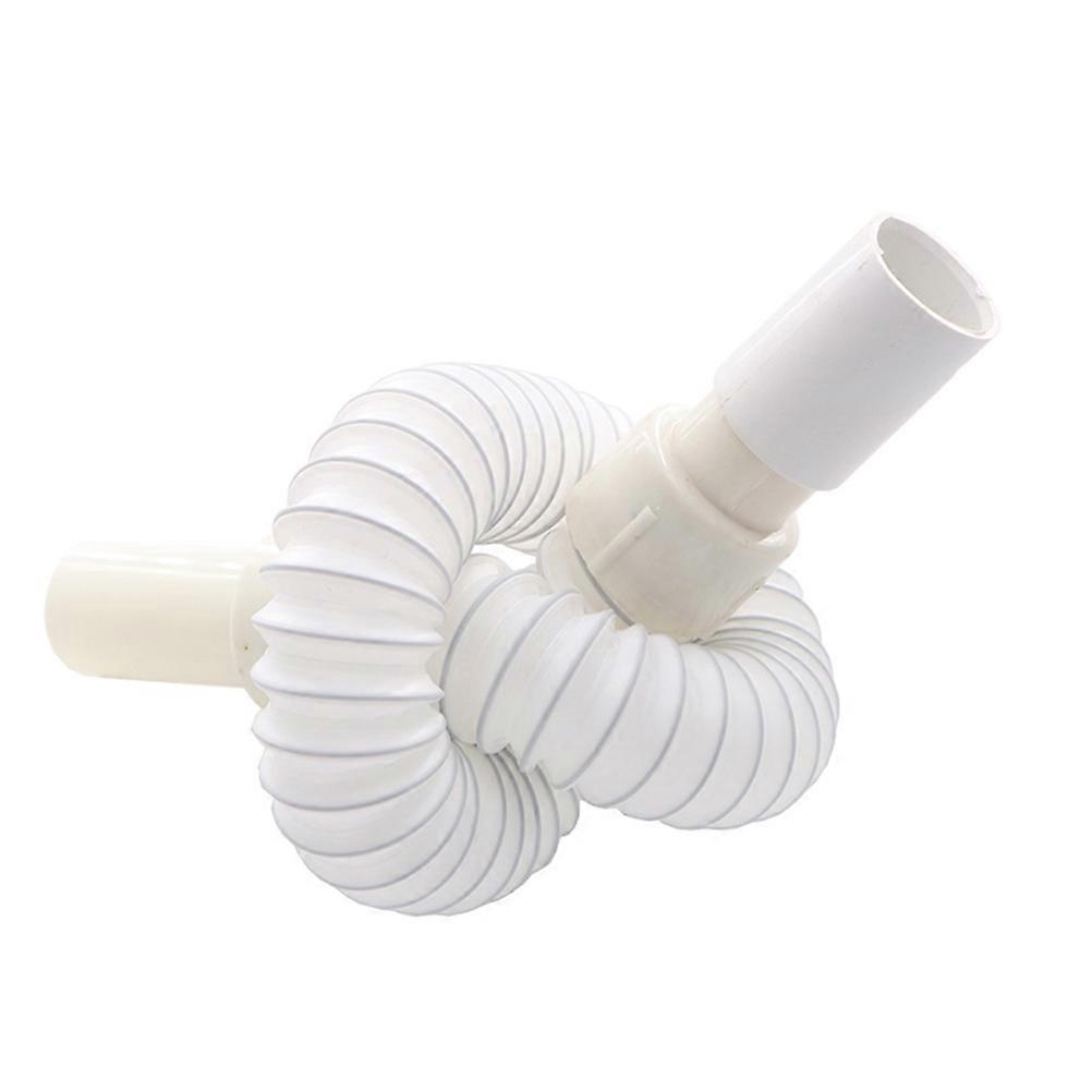 Basin Sink Drain Pipe Toilet Installation S-Bend Drainer White Seal Ring Design 2Pcs