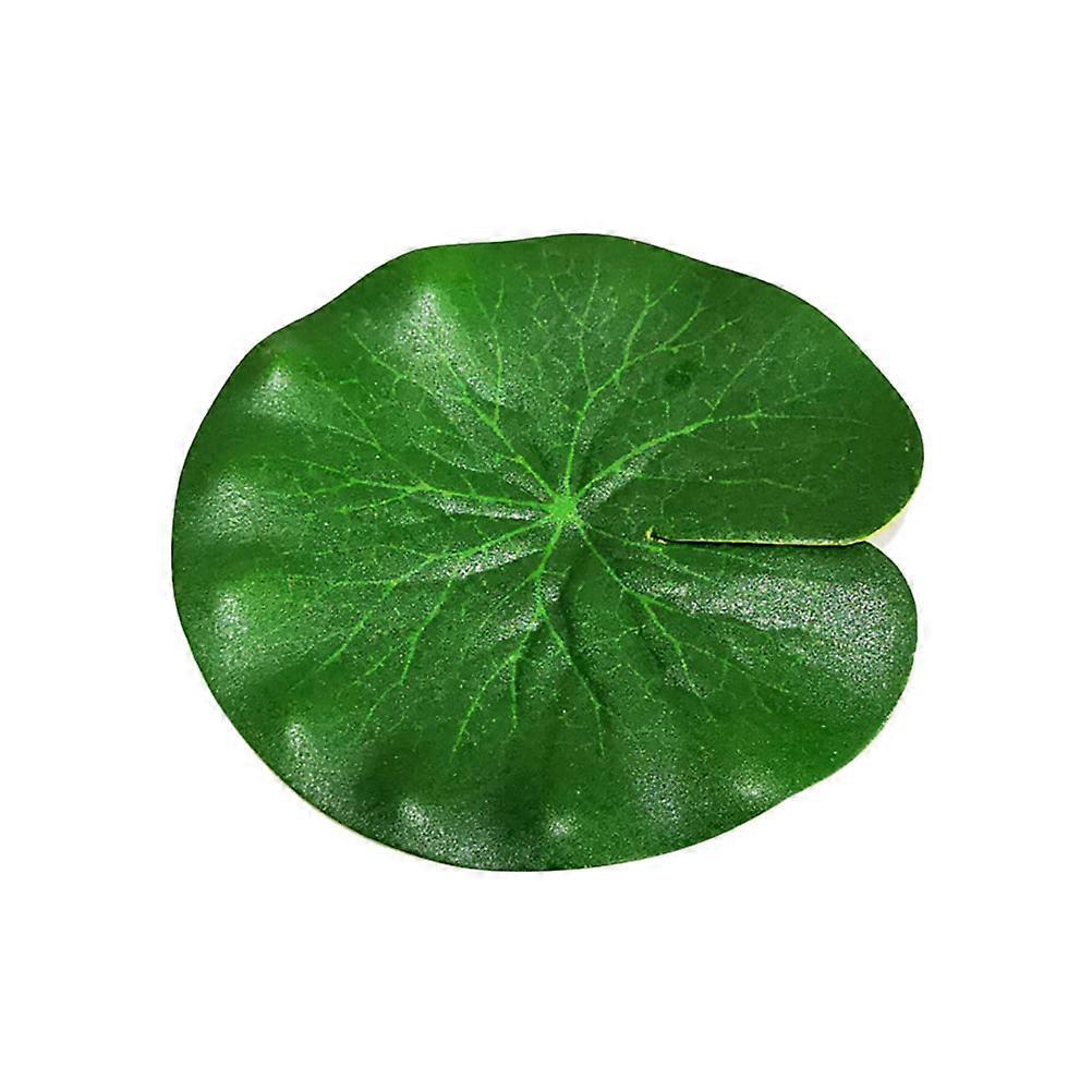 Artificial Lotus Leaf Props for Decoration with EVA Material Green Set of 8pcs Diameter