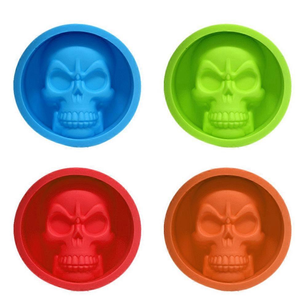 Cake Baking Molds Food Grade Silicone Molding For Ice Cube Making Craft Enthusiasts Orange 6.00X5.90X2.10Cm 1Set