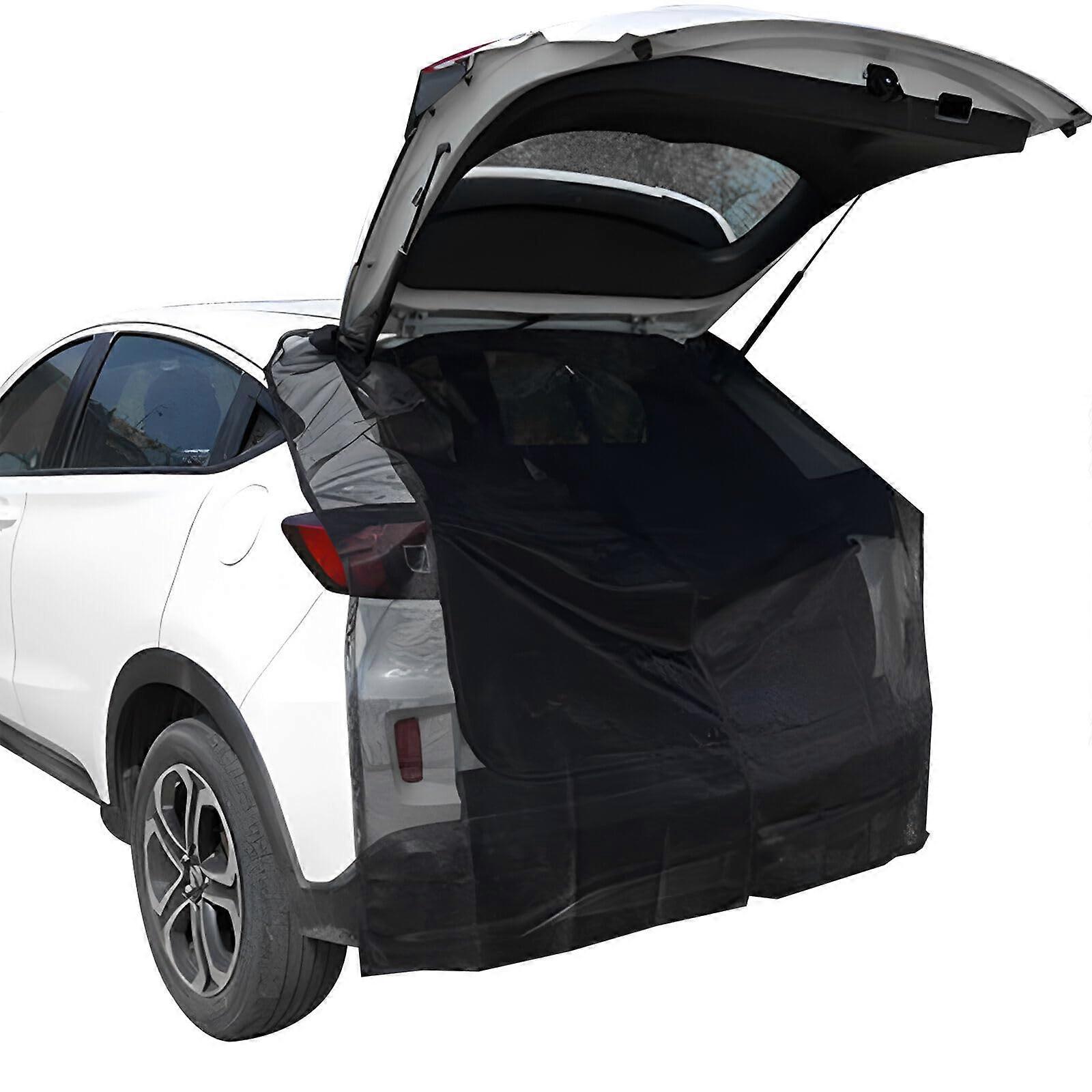 Magnetic Fly Screen Sliding Door Mosquito Net for RV Awning, Motorhomes, Van Curtains, Black Mesh Insect Screen