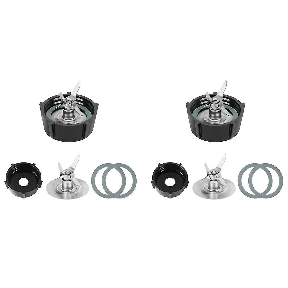 for Osterizer Blender Blades with Blender Jar Bottom & 4 Point Fusion Blade 4961 & 4 Pcs O Ring Rubb