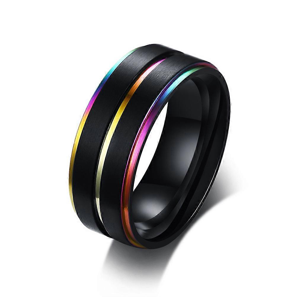 Stylish Titanium Ring, Designed for Modern Gentlemen, Adds Sophistication to Outfit