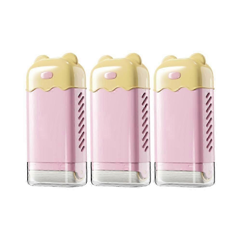 Bear-Shaped Rolling Soap Holder  Self-Draining Soap Box with Bubble Roller