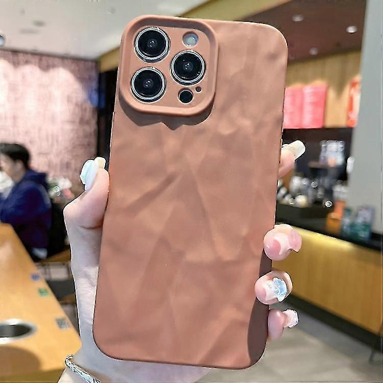 For iPhone XS Max Frosted Wrinkles Texture TPU Phone Case