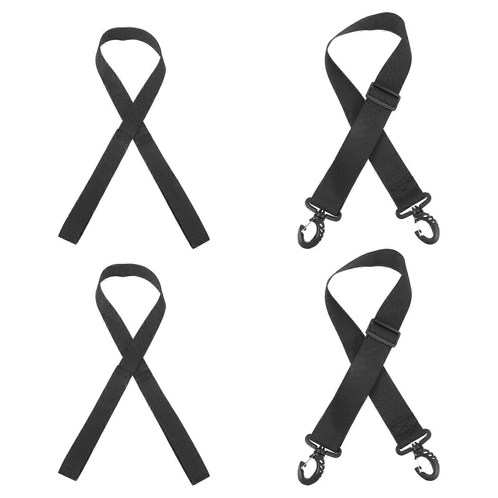 Adjustable Ski Boot Carrier Strap Nylon for Outdoor Use 4Pcs Ski Boot Strap
