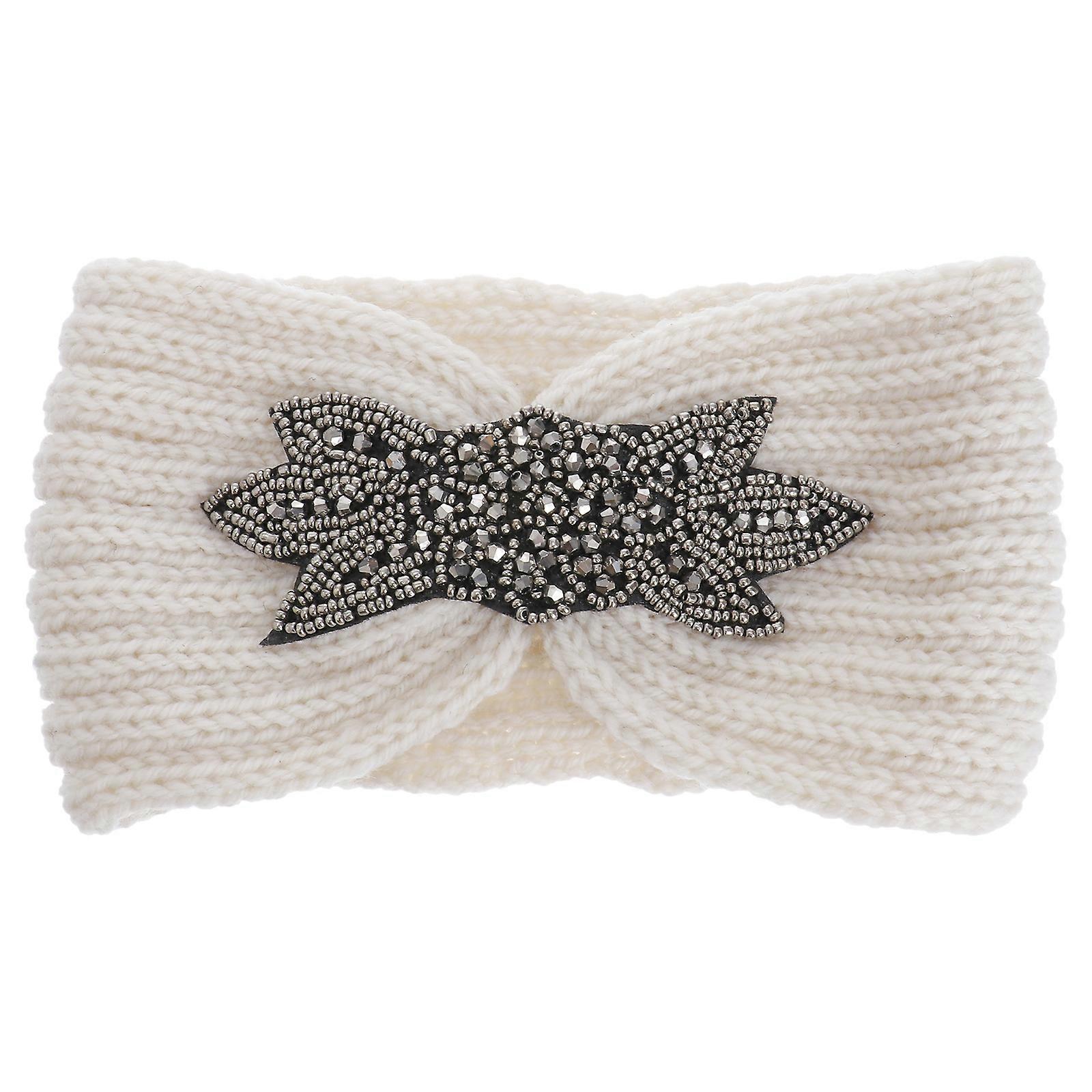 Embellished Knitted Headband For Face Washing And Size Fits Most Beautiful And Comfortable 1Pack