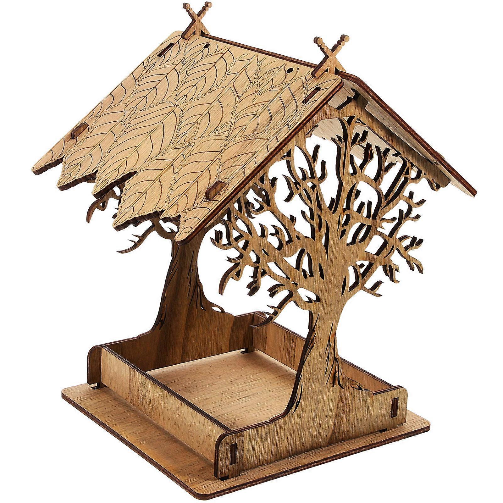 Reusable Hanging Bird Feeder Tray Garden Accessory for Quail and Parrots