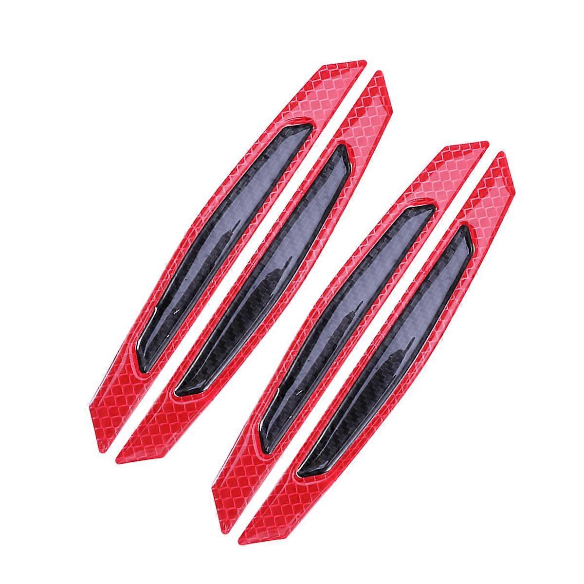 Car Door Reflective Anti-Collision Strips Designed For Daily Use And Night Driving With Carbon Fiber Style