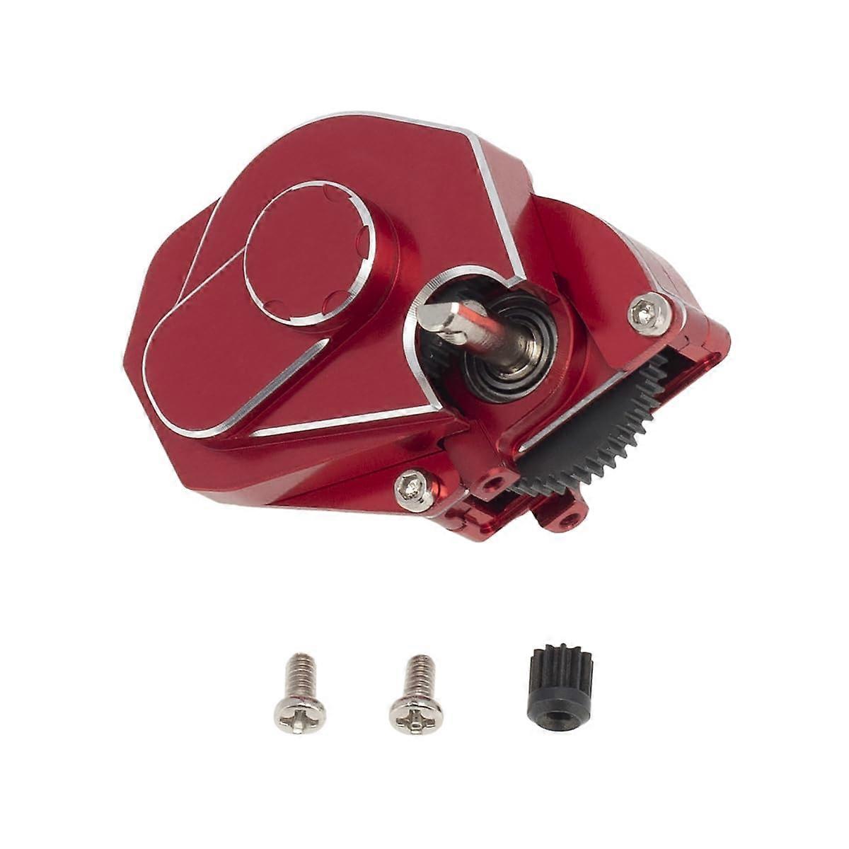Aluminium Wave Box Getriebe Montage RC Ersatzteile For Axial SCX24 AXI90081 AXI00001 AXI00002 AXI00004 Red