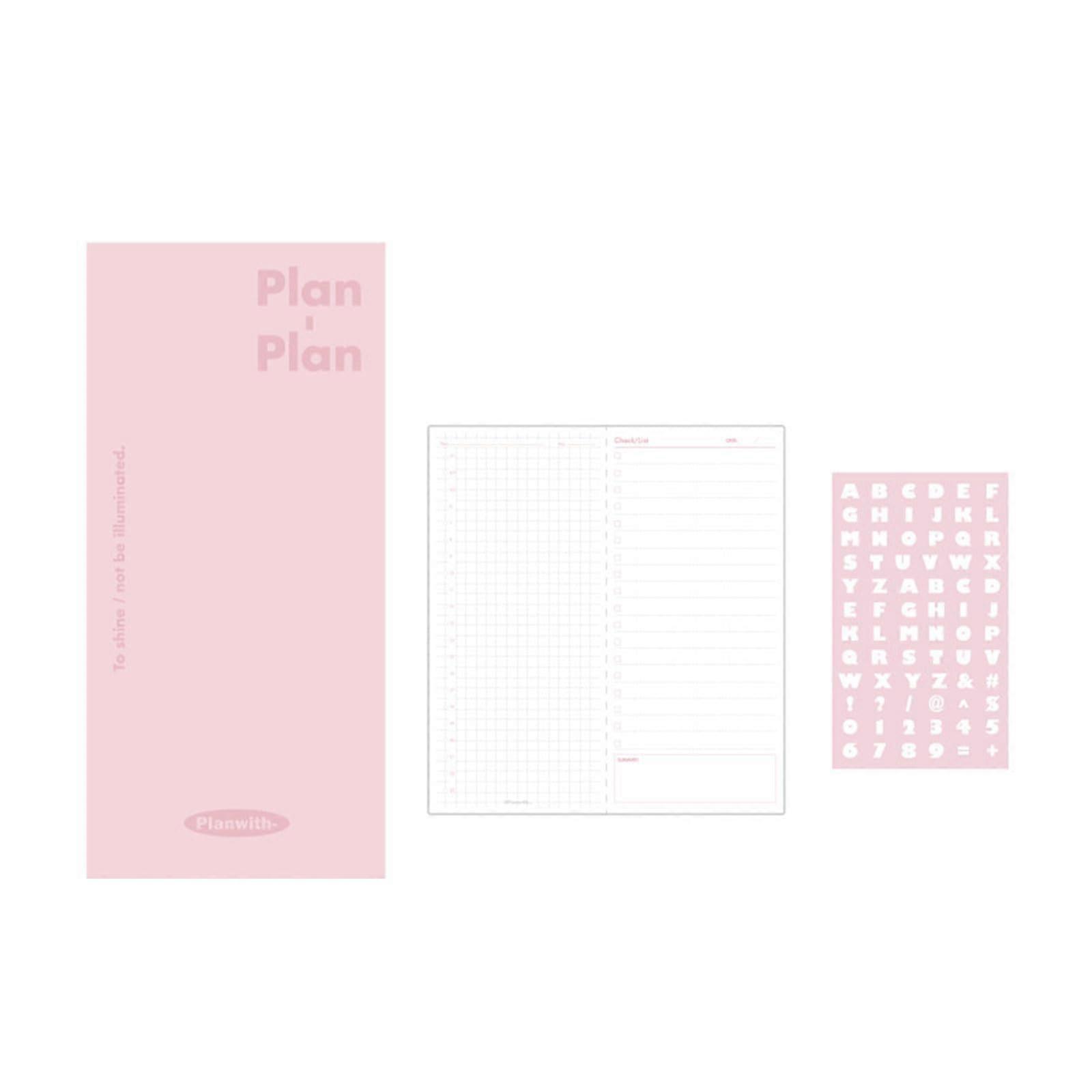 Pocket Notebook Daily Planner - Colorful Memo Notepad with Smooth Writing Pages for School and Office Use