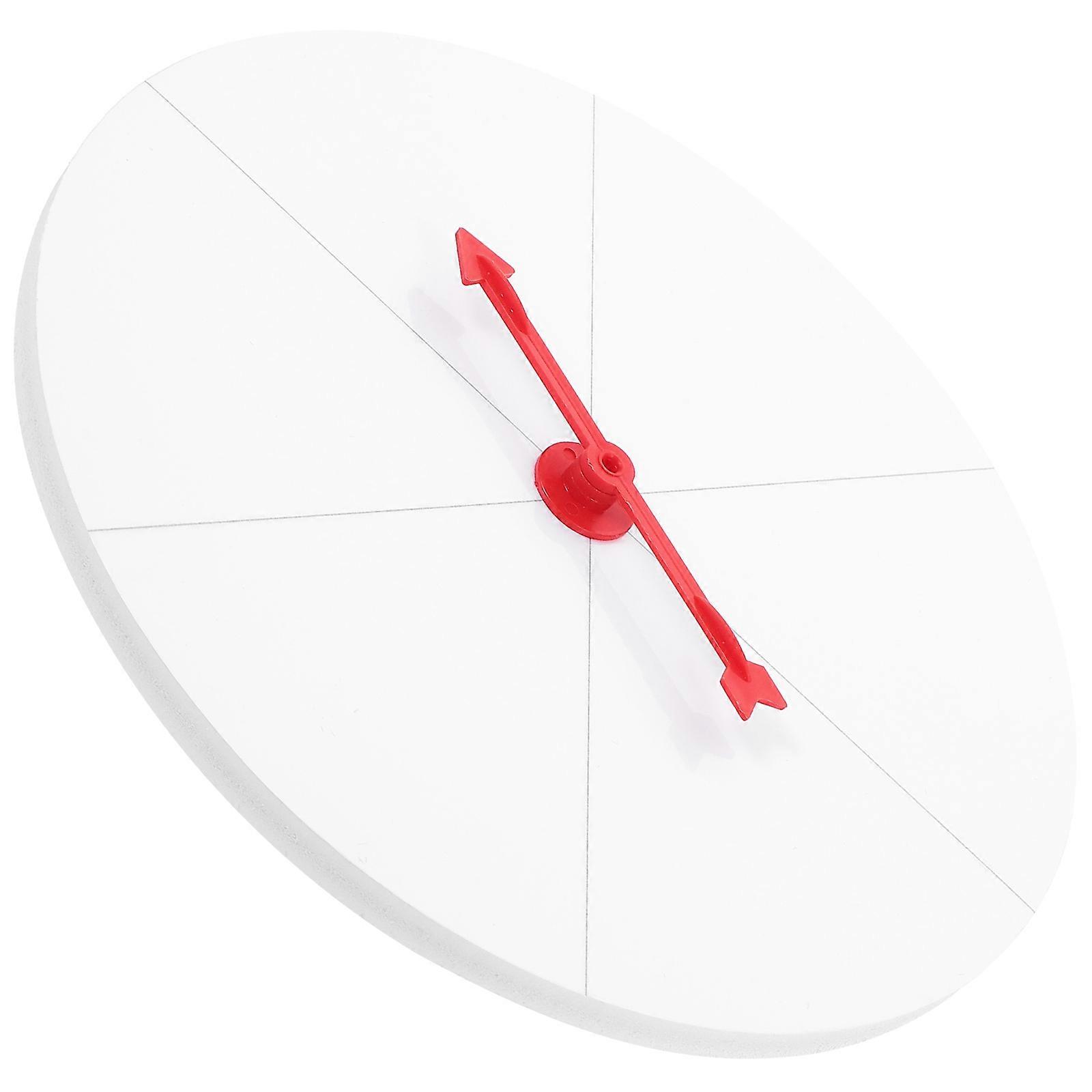 DIY Plastic Prize Wheel for Prank Use Lightweight and 7.87 Inches in Diameter