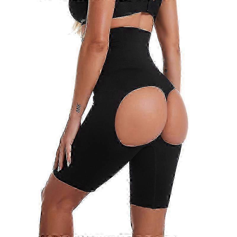 Sexy Tummy Control High-Waist Underwear for Women - Plus Size Shapewear with Buttocks Enhancement and Seamless Design