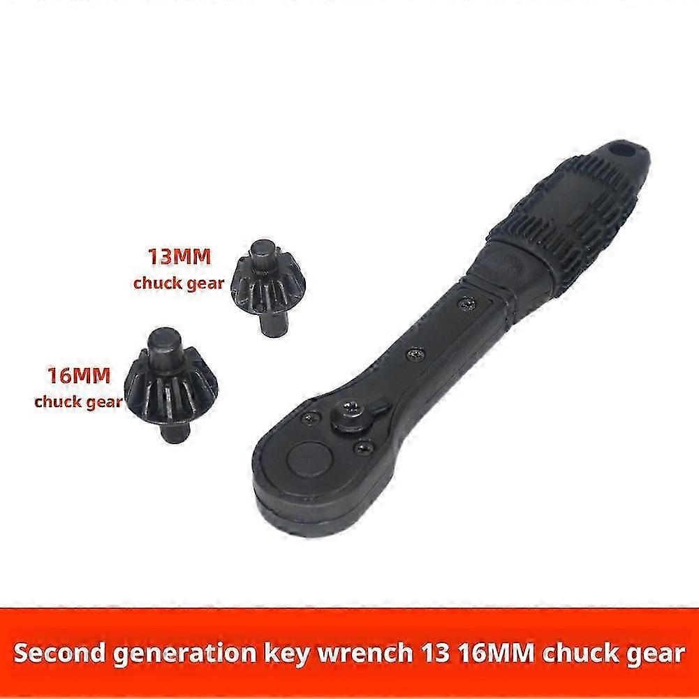2in1 Drill Chuck Ratchet Wrench Double Head Chuck Key Replacement Tool 2025