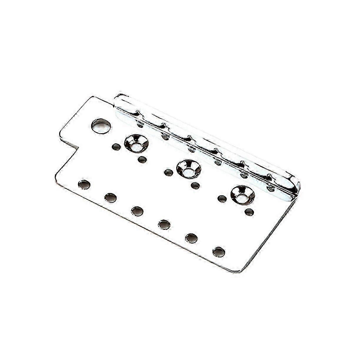 For 6 String Tremolo Bridge Plate for Strat Electric Guitar - Complete Tremolo System Bridge Parts for Enhanced Playability