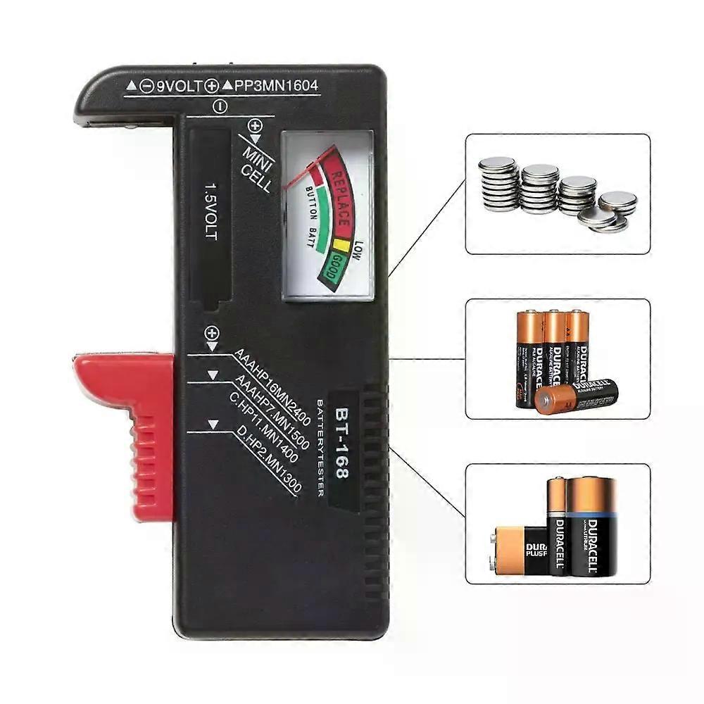 Universal BT168 Digital Battery Tester Volt Checker for AA AAA 9V Button Multiple Size Battery Tester Voltage Meter Tools BT-168