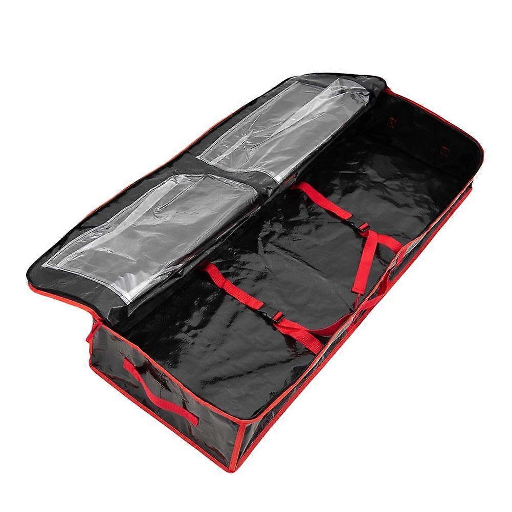 Christmas Wrapping Paper Storage Container Large Capacity Stackable Dustproof Moisture-Proof With Handle For Easy Organization