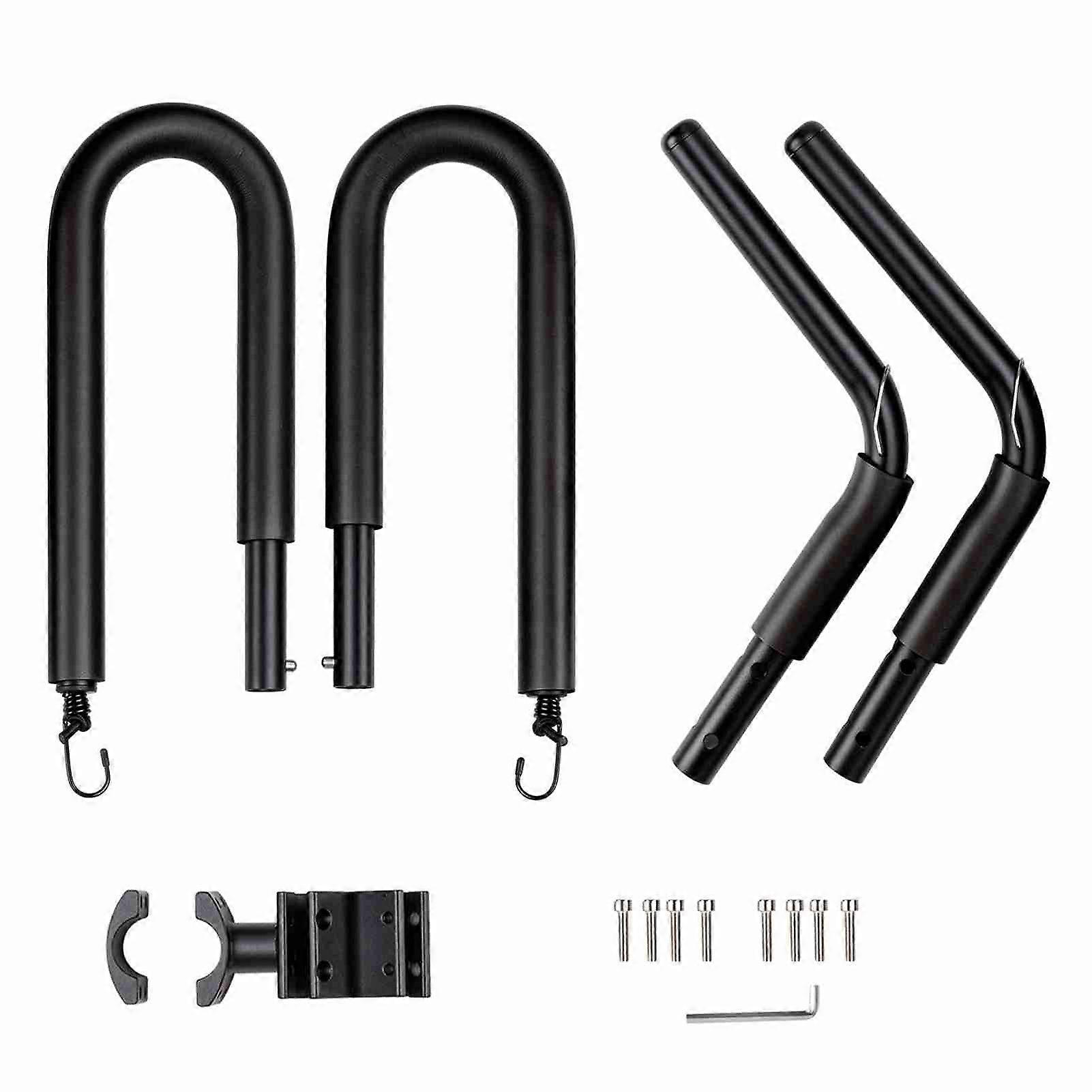 Surfboard Bike Rack Compatible with Shortboard Longboard Paddleboard Bicycle Carrier Black