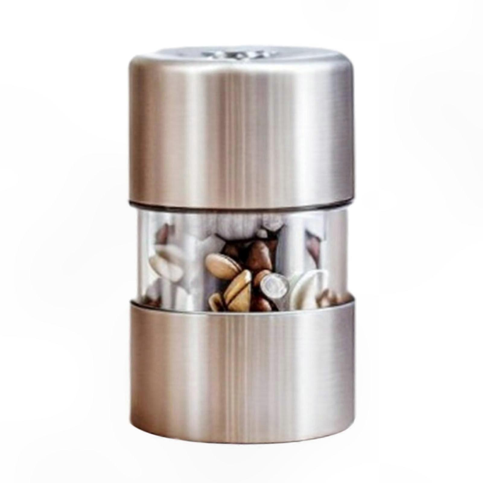 Compact Salt and Pepper Mill Set for Home Cooking Use