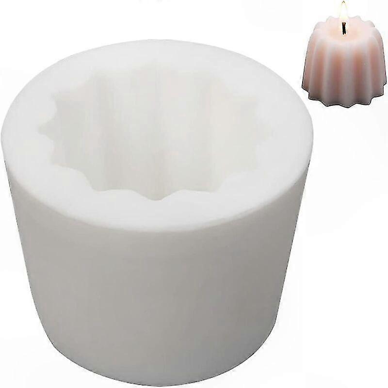 Flexible Silicone Mold for DIY Candle and Soap Making, Ideal for Home Crafts and Event Decor Projects