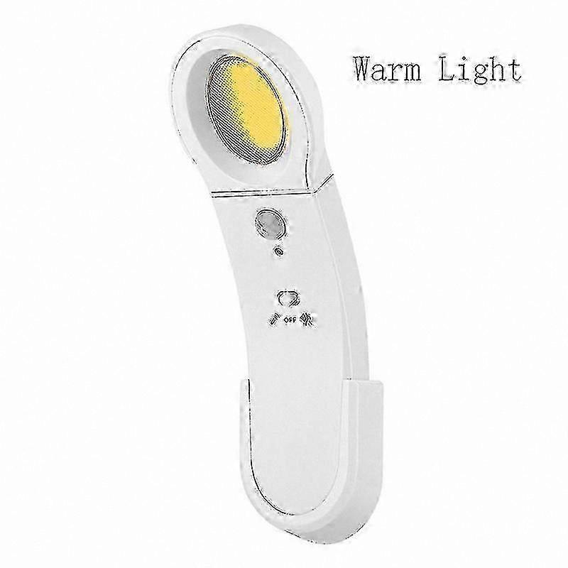 Rechargeable LED Cabinet Light with Motion Sensor, Warm White Closet Night Light for Wall Mounting