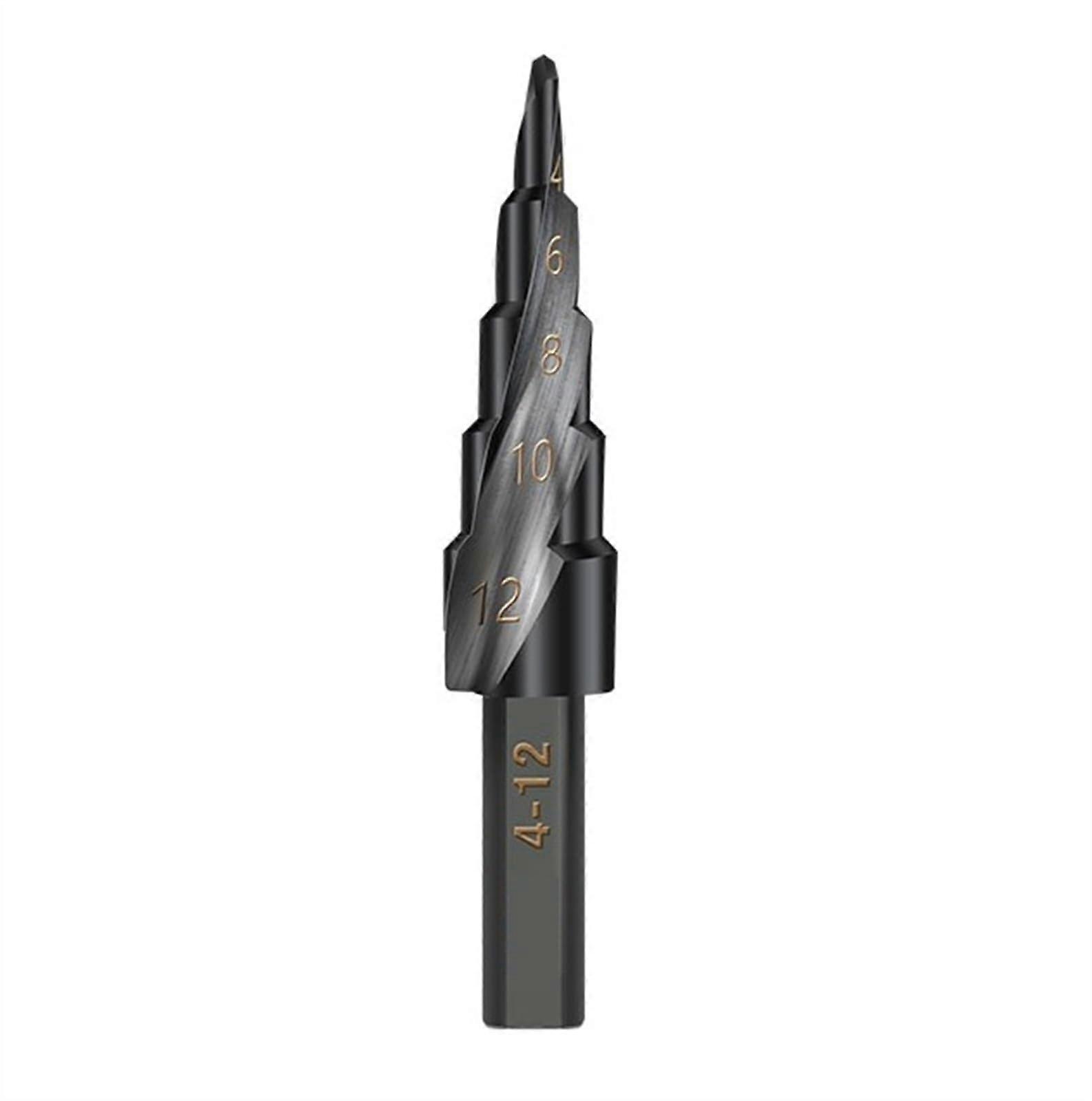 Step Drill Bit Set Metal HSS Cobalt Cone Drill 4-12mm 20/32mm 6-30mm Wood/Metal Hole Cutter Color A