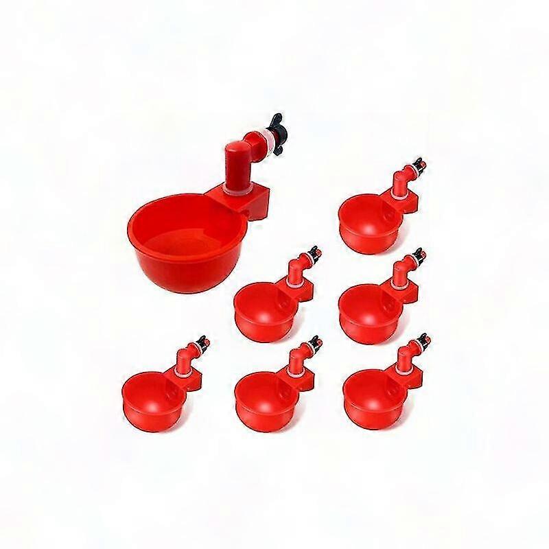 6db automata csirke itató tál csészék, műanyag baromfi vízadagolók csibék fürjkacsa madarak számára